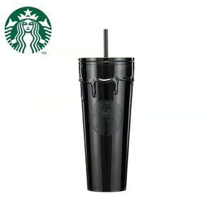 Starbucks Black Slime Drip Halloween 2024 24Oz Venti Tumbler NEW